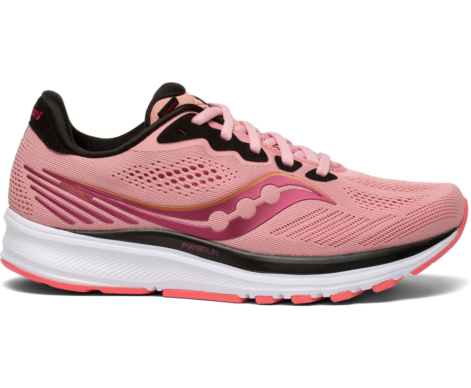 Women\'s Saucony Ride 14 Running Shoes Rose | Singapore 197GSOL